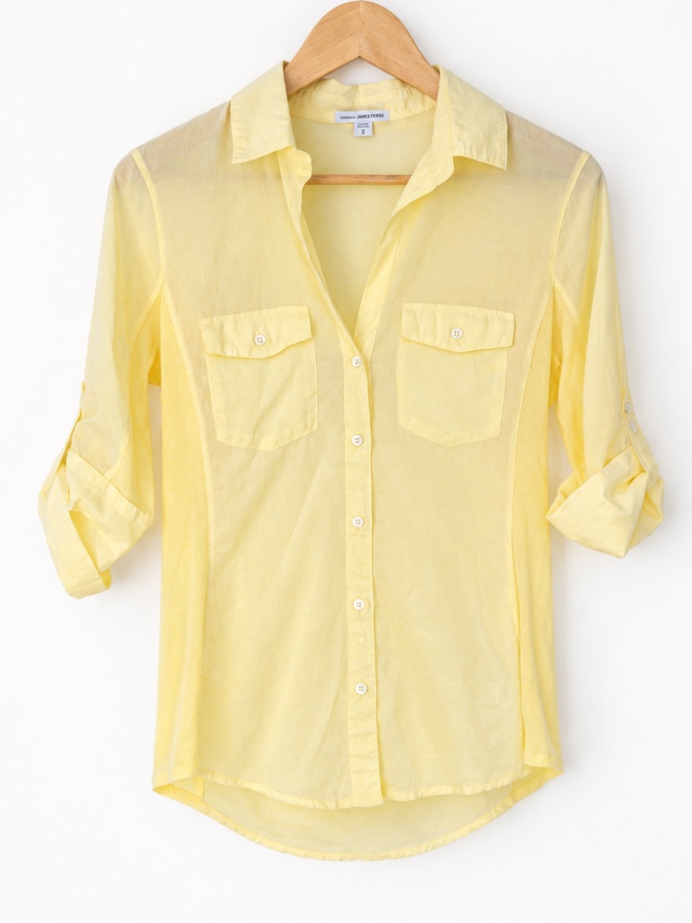 James Perse  Standard ribbed side panels shirt 2
